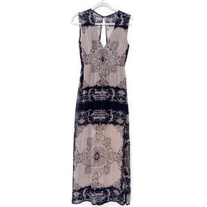 Crystal Doll Open Back Maxi Dress